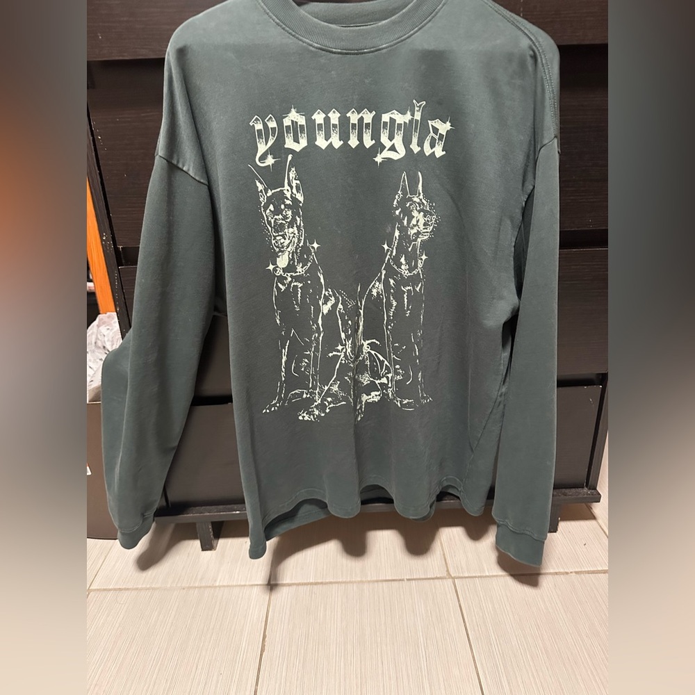 YoungLA Green Long Sleeve Tee